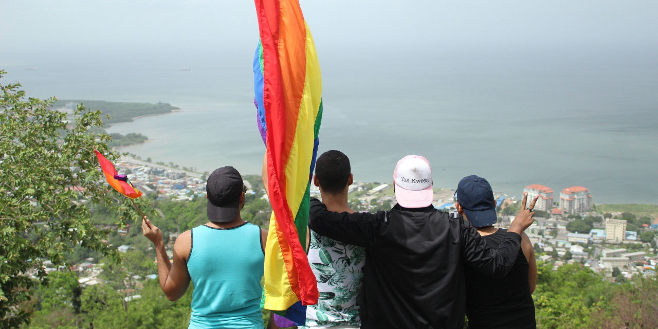 Position taken by the head of the Mt St Benedict Catholic Monastery in St Augustine Banning PrideTT’s Flag Raising Event